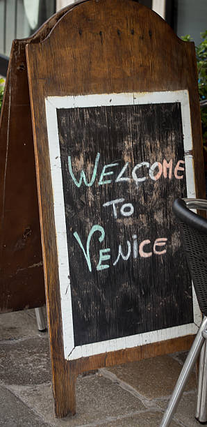 istock Welcome to Venice Sign 464861242