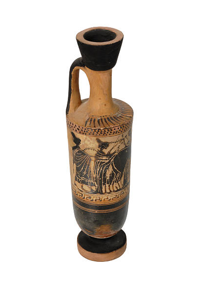 d'origine grecque vase - amphora ancient past greece photos et images de collection