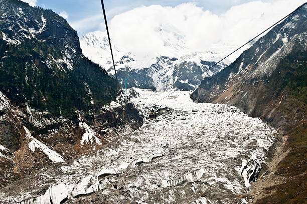 istock Mt. Gongga(Minya Konka) and No.1 Glacier close-up 464869828