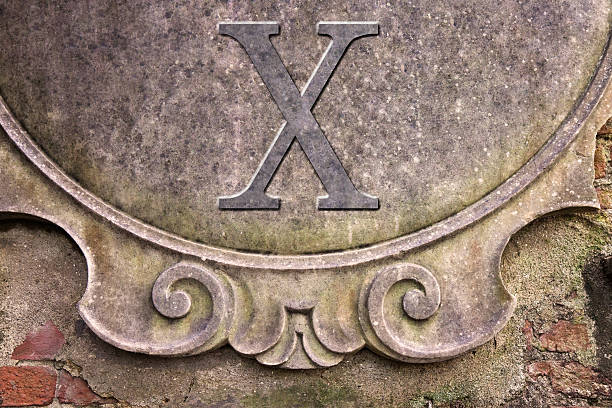 istock Roman number written on stucco wall 464873138