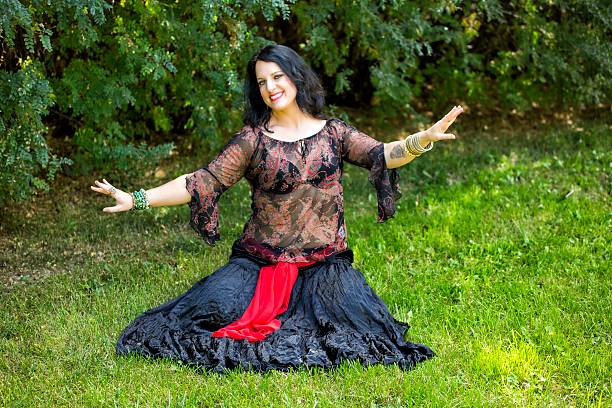 istock Belly Dancer in the Garden 464876491