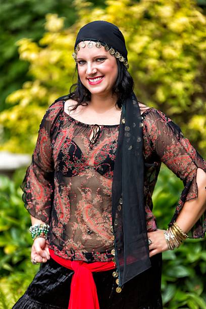 istock Belly Dancer in the Garden 464876497