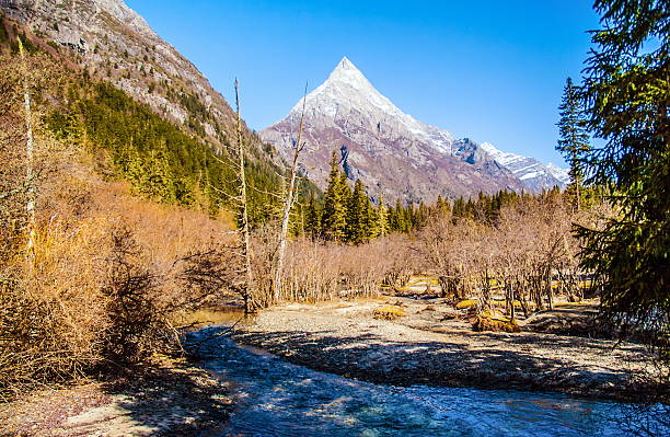 Changping valley scene of the Siguniang Mountain