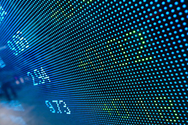 istock Digital stock market chart display 464877826