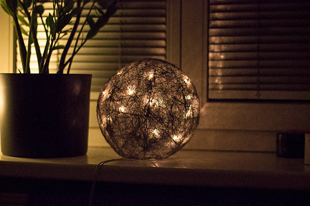 istock Lighten lamps which made of bamboo 464883527