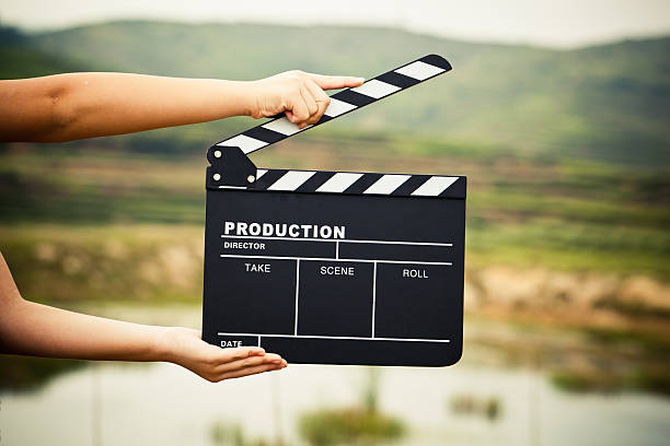 istock Hands holding a movie clapboard 464884062