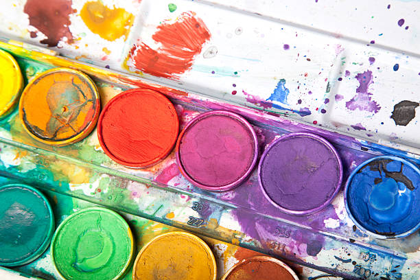 istock bright colors for watercolor painting 464884342