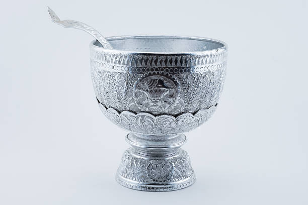 istock sliver tray with pedestal 464888603