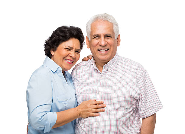 istock Happy senior couple 464889070