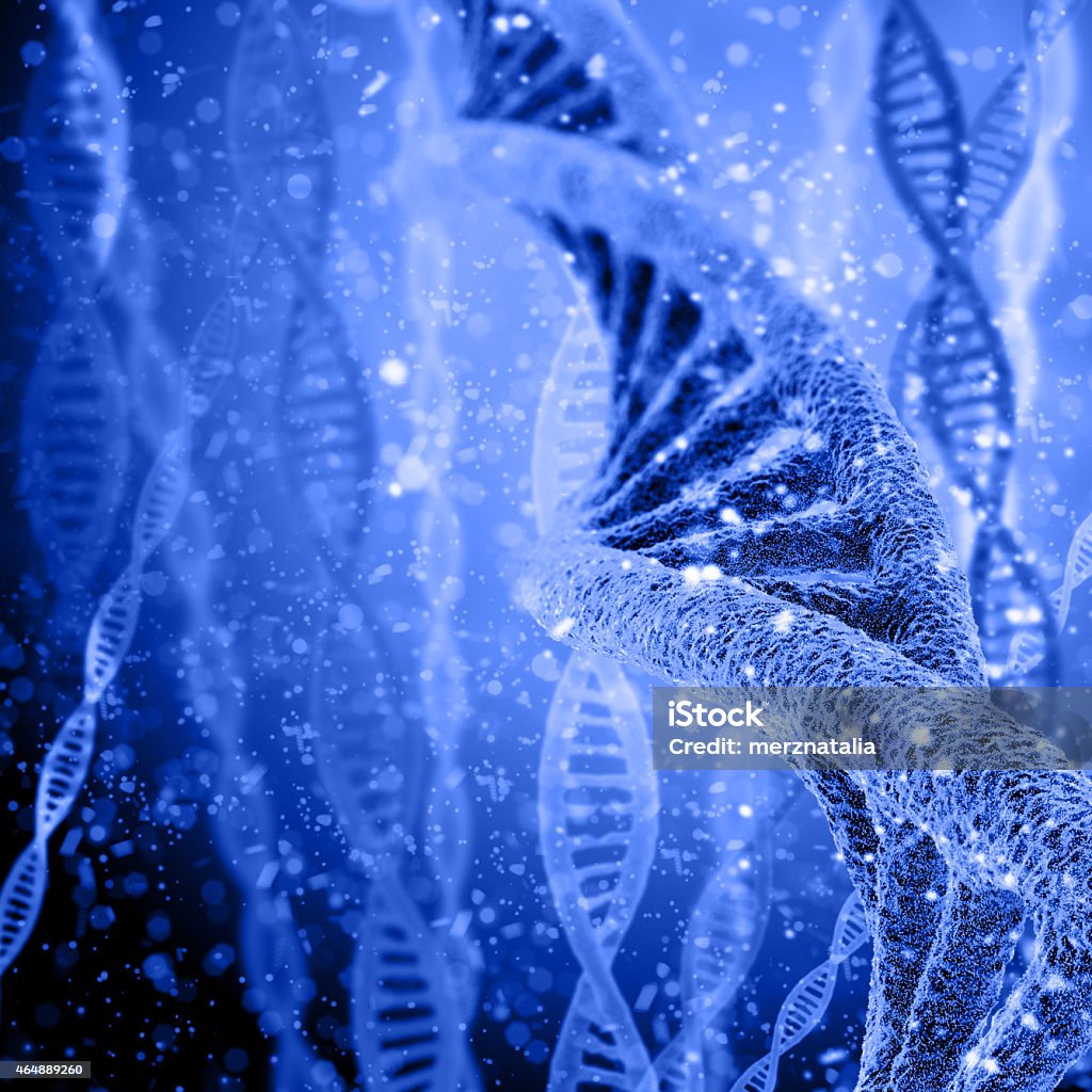 Dna Structure Background Color Digital Illustration Dna Structure In Colour Background Stock Photo ...