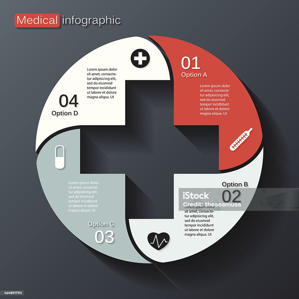 Simple Medical Project Modern Vector Template For Your Medical Project Stock Illustration ...