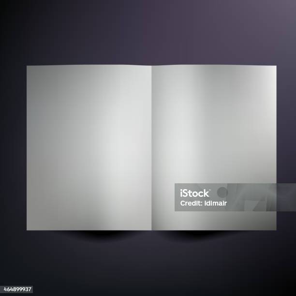 Open Book Vector Stock Illustration - Download Image Now - Blank, Book, Book Cover