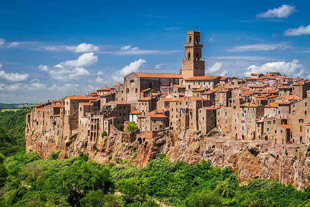 istock Pitigliano city on the cliff, Italy 464900637