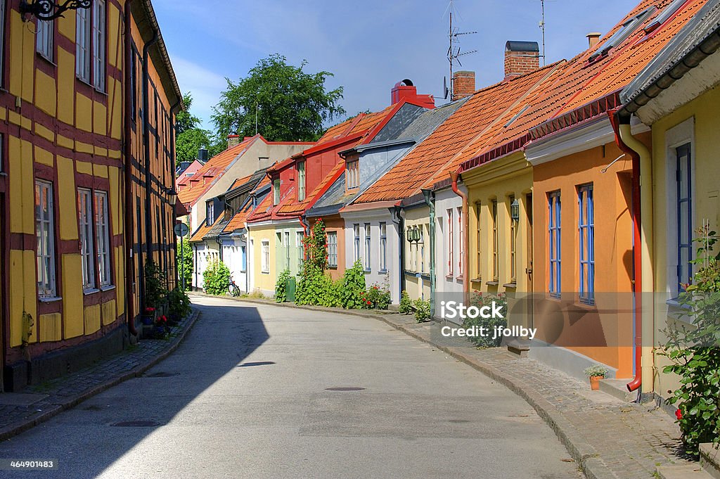 Summer in Ystad Summer day in Ystad in Southeast of Sweden, Colorful HDR photo Ystad Stock Photo