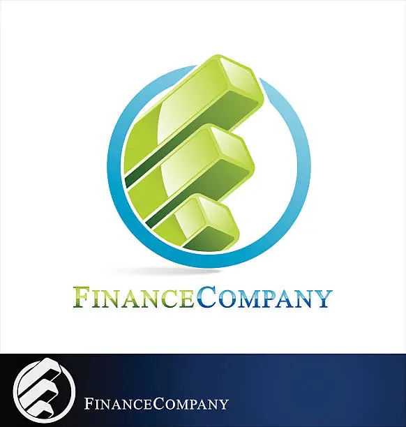 Vector illustration of finance money logo