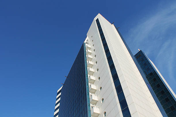 istock Business building on background sky 464905952