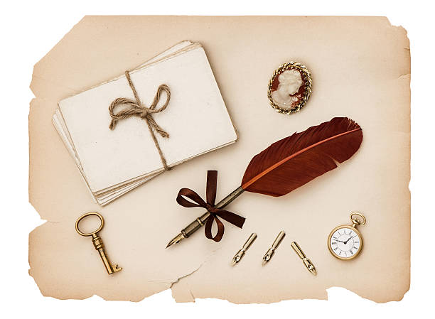 des accessoires vintage, ancienne lettres et de papier antique - antique brooch jewelry cameo photos et images de collection