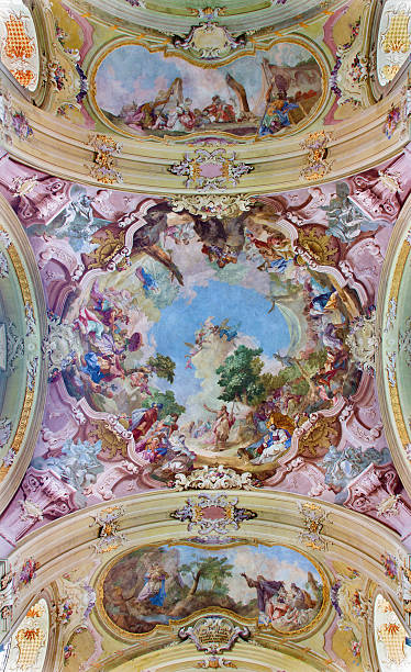 istock Jasov - Fresco on ceiling from Premonstratesian cloister 464911421