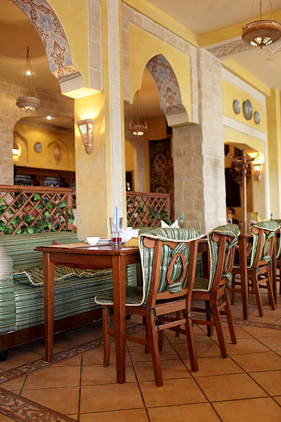 istock Interior of uzbek restaurant 464916179
