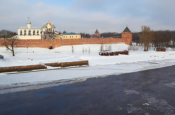 Russia.Novgorod the Great. Kremlin stock photo