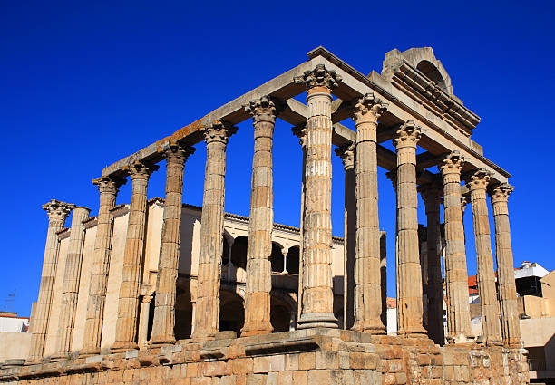 istock Temple of Diana, Merida, Spain 464918478