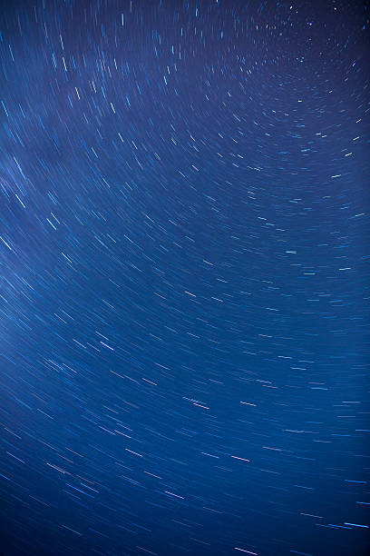 istock Star trails in the night sky 464920750