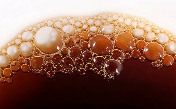 istock Bubbles of foam instant coffee 464930912