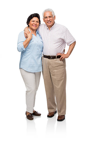 istock Smiling senior couple 464931758