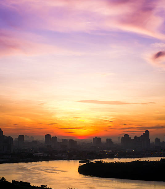istock River view sunrise in the lovely morning 464934914