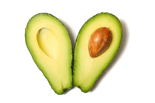 istock Fresh avocado in the shape of a heart 464935268