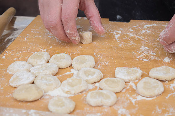 istock pile of round dough pieces 464936567