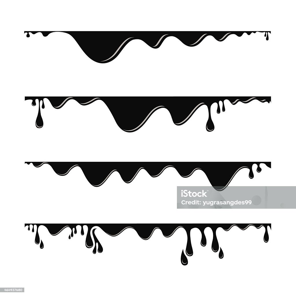 Drops Vector Black Black And White Drops Stock Illustration - Download Image Now - 2015 ...