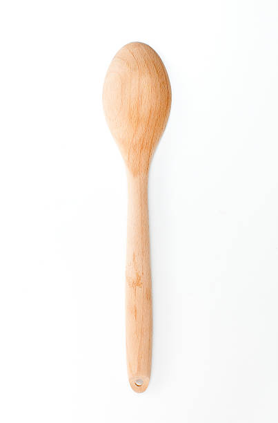 istock Wooden Ladle on white background 464938242