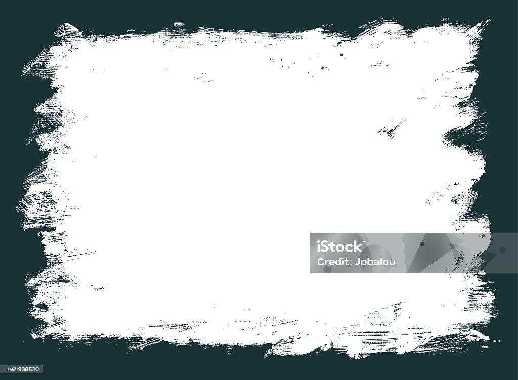 Frame Distressed Grunge Vector Illustration of Brush-strokes forming a grunge effect frame. Border - Frame stock vector