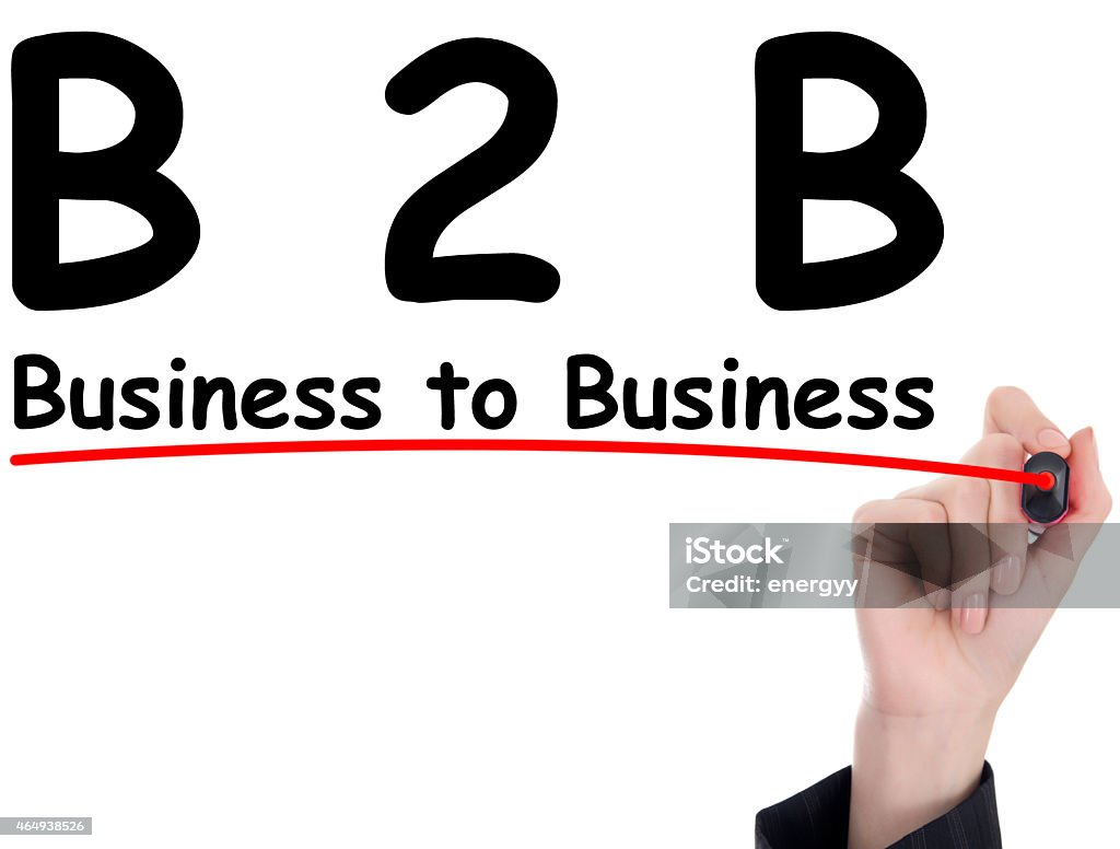 B2B Business to business 2015 Stock Photo
