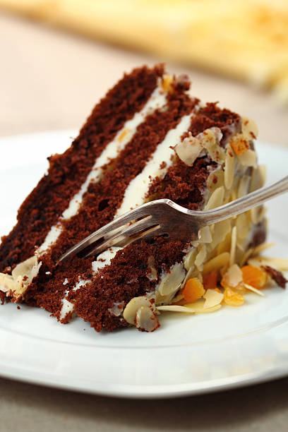 istock Chocolate Cake with Almonds and Candied Orange Peel 464938883