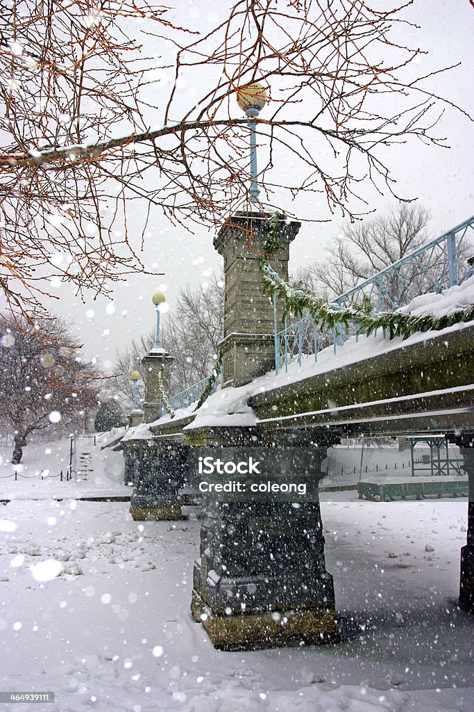 De Boston invierno - Foto de stock de Adoquinado libre de derechos