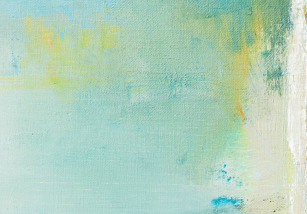 istock Abstract painted green and yellow  art backgrounds. 464939580