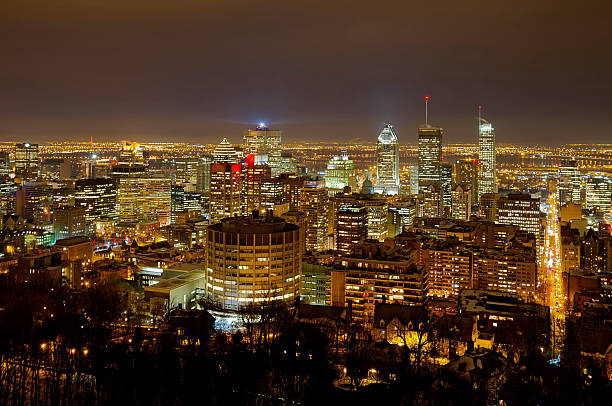 istock Night panorama over Downtown Montreal 464939787