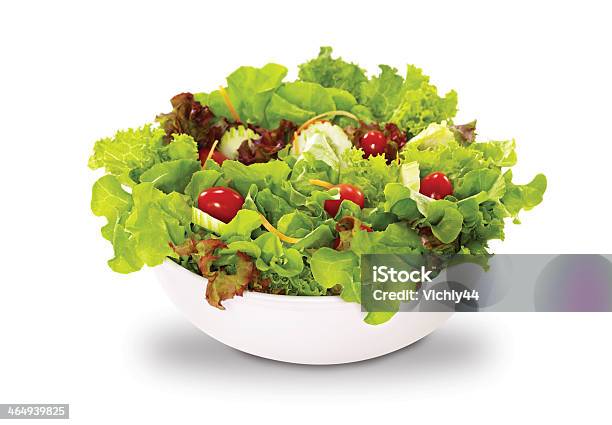 Vegetables Salad In A Bowl Stock Photo - Download Image Now - Large, Salad, Salad Bowl
