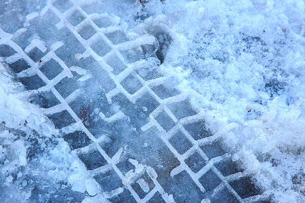 istock tire tracks in the snow 464940483