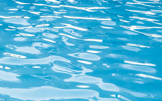 istock Background of rippled pattern of clean water in a blue 464943308