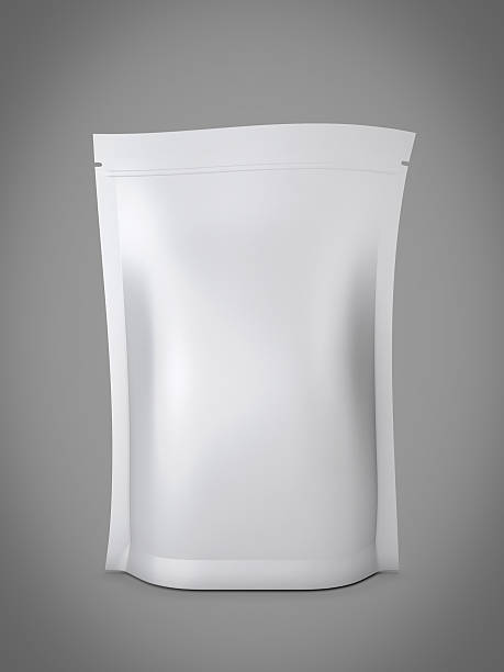 istock Blank foil food or drink bag packaging 464944022