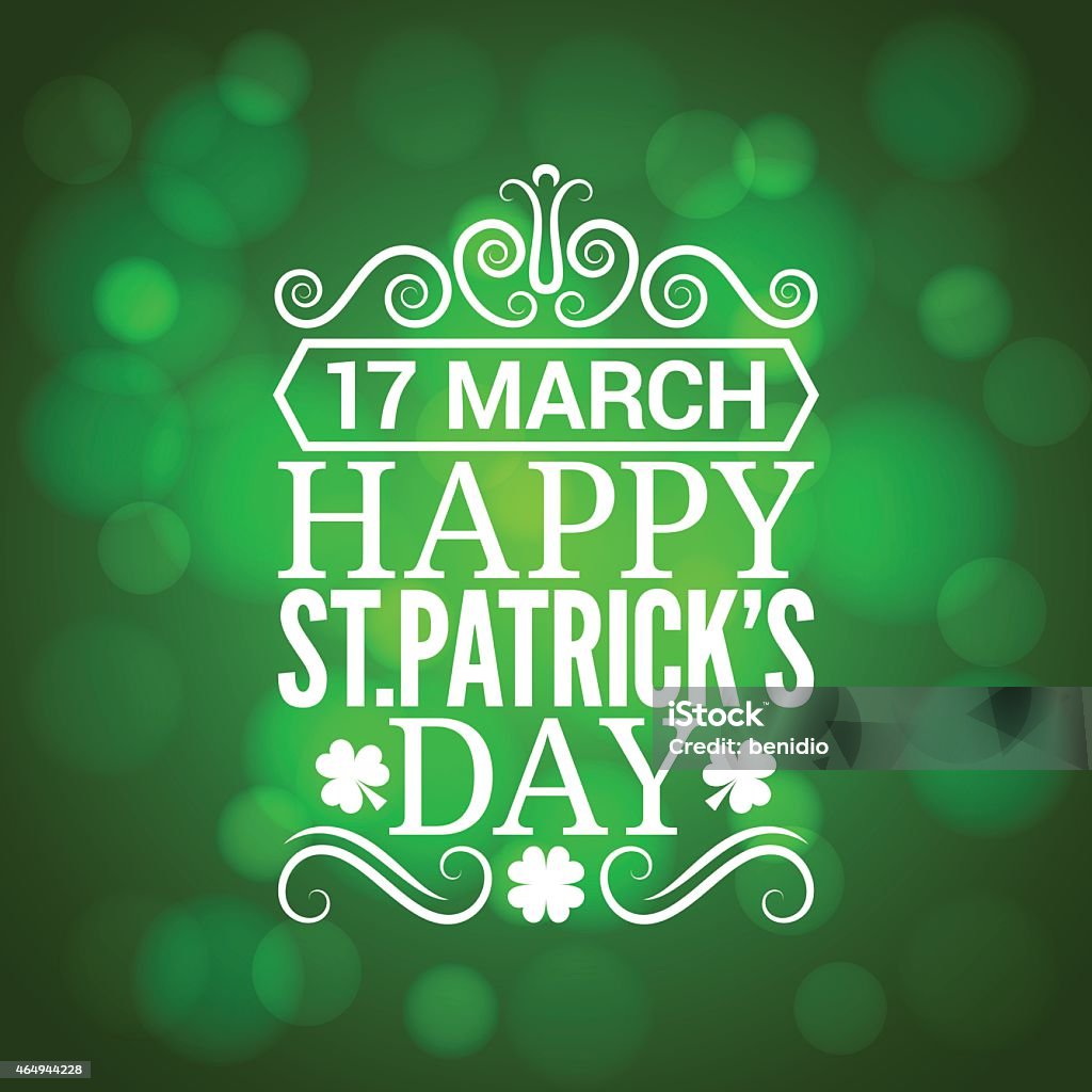 Sign Design Patrick Patrick Day Sign Design Background Stock Illustration - Download Image ...