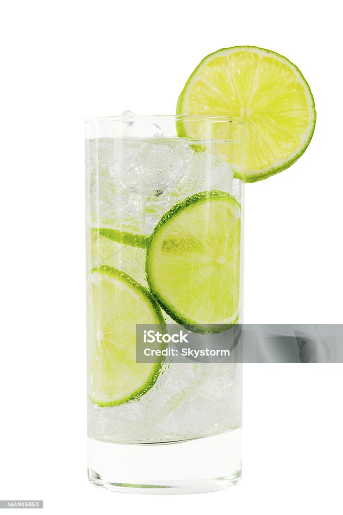 Bicchiere con acqua, Clipping path - Foto stock royalty-free di Acqua tonica