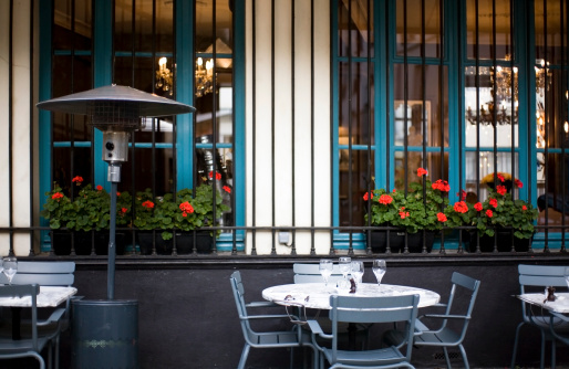 Sidewalk cafe in Paris