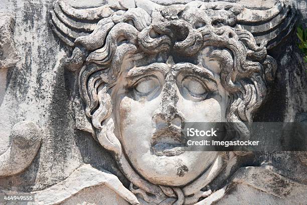 Medusa Gorgon In Apollo Temple Stock Photo - Download Image Now - Anatolia, Ancient, Animal Body Part