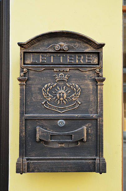 istock Vintage mailbox in the wall 464951658