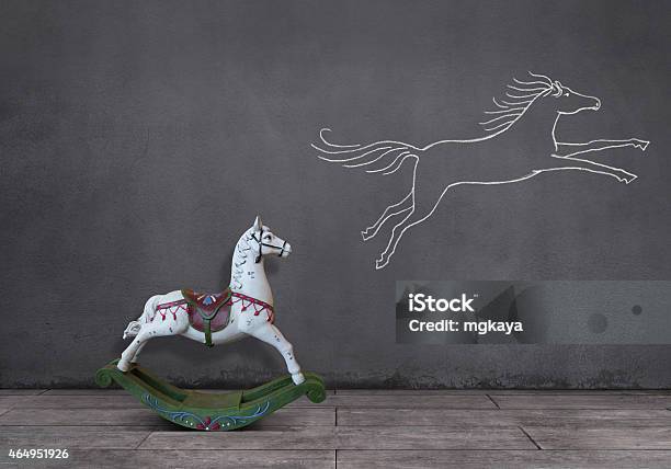 Dream Of Rocking Horse Stock Photo - Download Image Now - Change, Improvement, Concepts