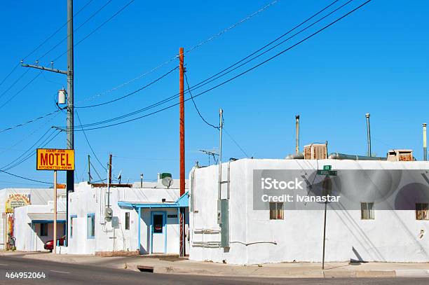 Heruntergekommen Alten Retromotel In New Mexico Stockfoto und mehr Bilder von 2015 - 2015, Albuquerque, Alt